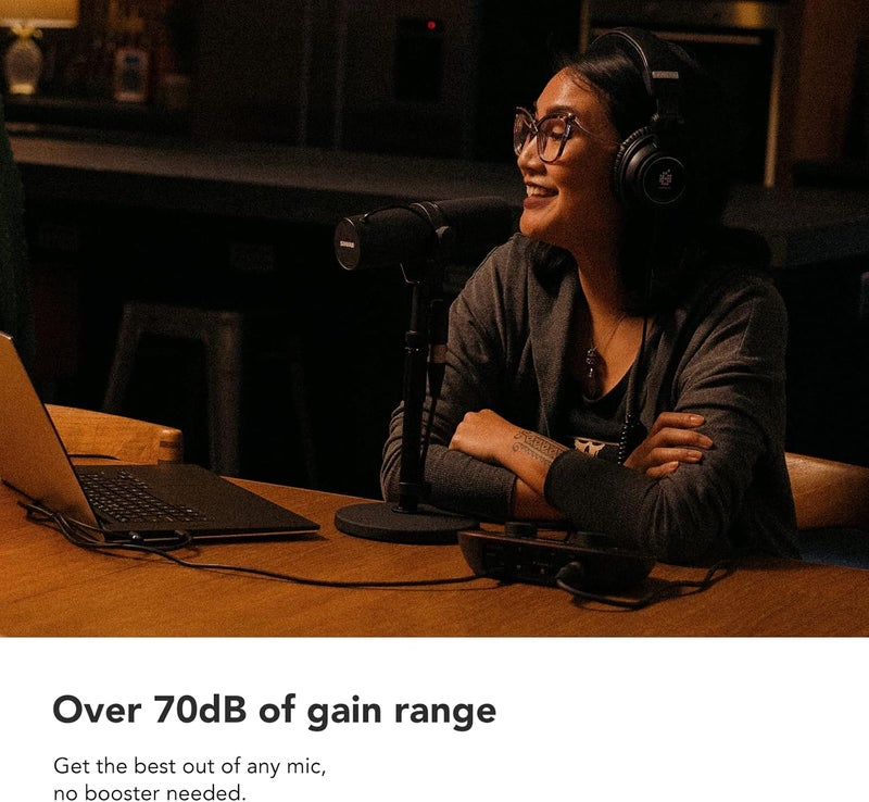 Focusrite Vocaster One — Podcasting Interface for Recording as a Solo Creator. Use Auto Gain, Enhance, and Mute for Easy Podcasting. Small, Lightweight, and Powered by Computer - Image 3